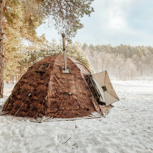 Fall Remote Camp Setup: Hot Tents, Stoves & Gear for Hunting, Ice Fishing & Winter Camping in Canada