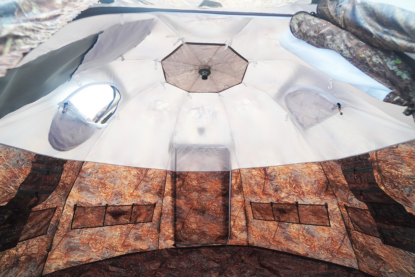 Bereg UP-2 Hot Tent + mini vestibule connector