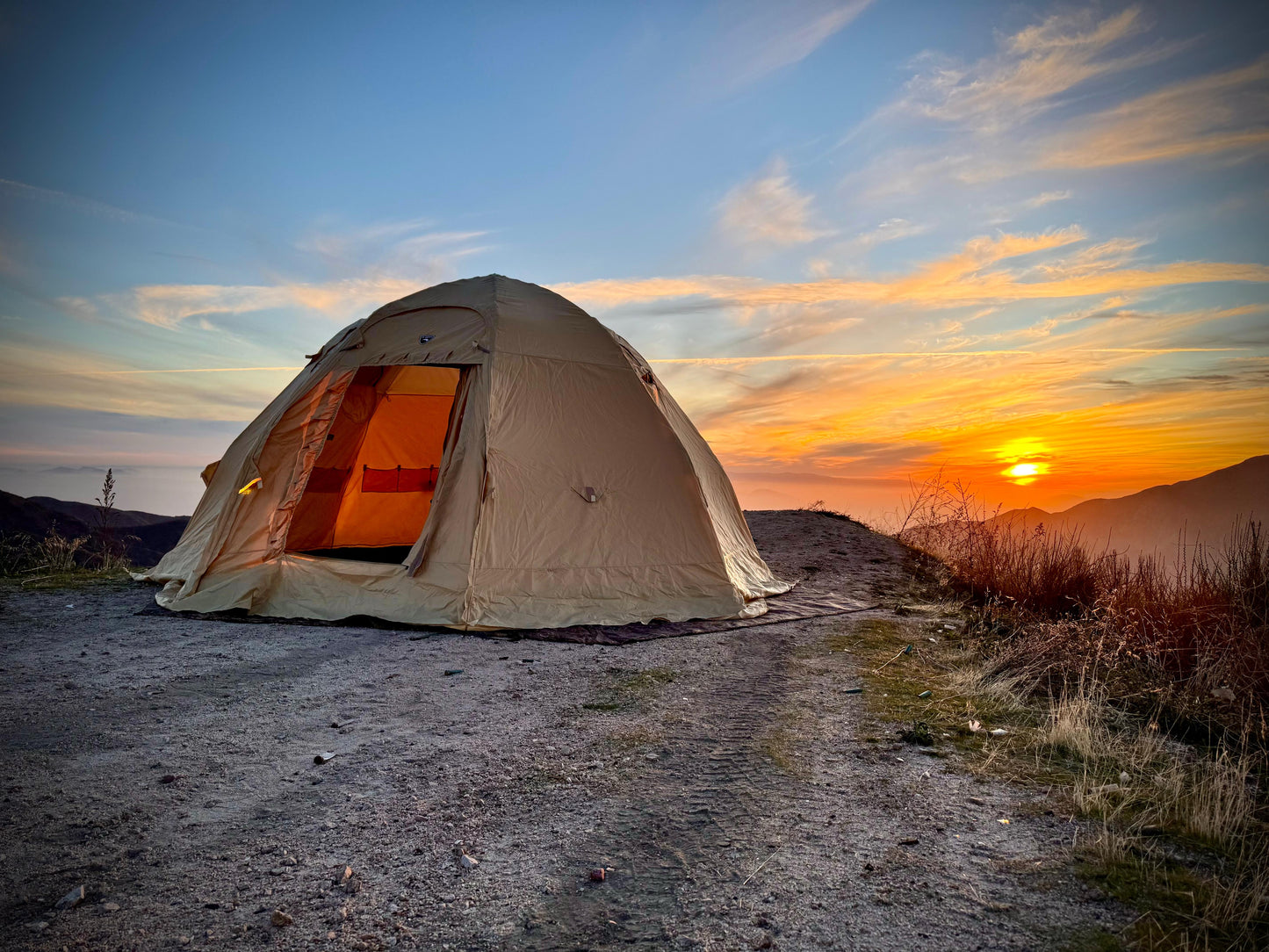Bereg UP-5  Hot Tent + mini vestibule connector