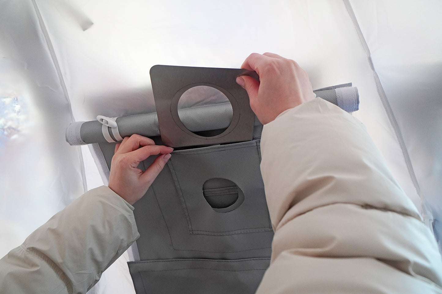 Bereg UP-2 Hot Tent + mini vestibule connector