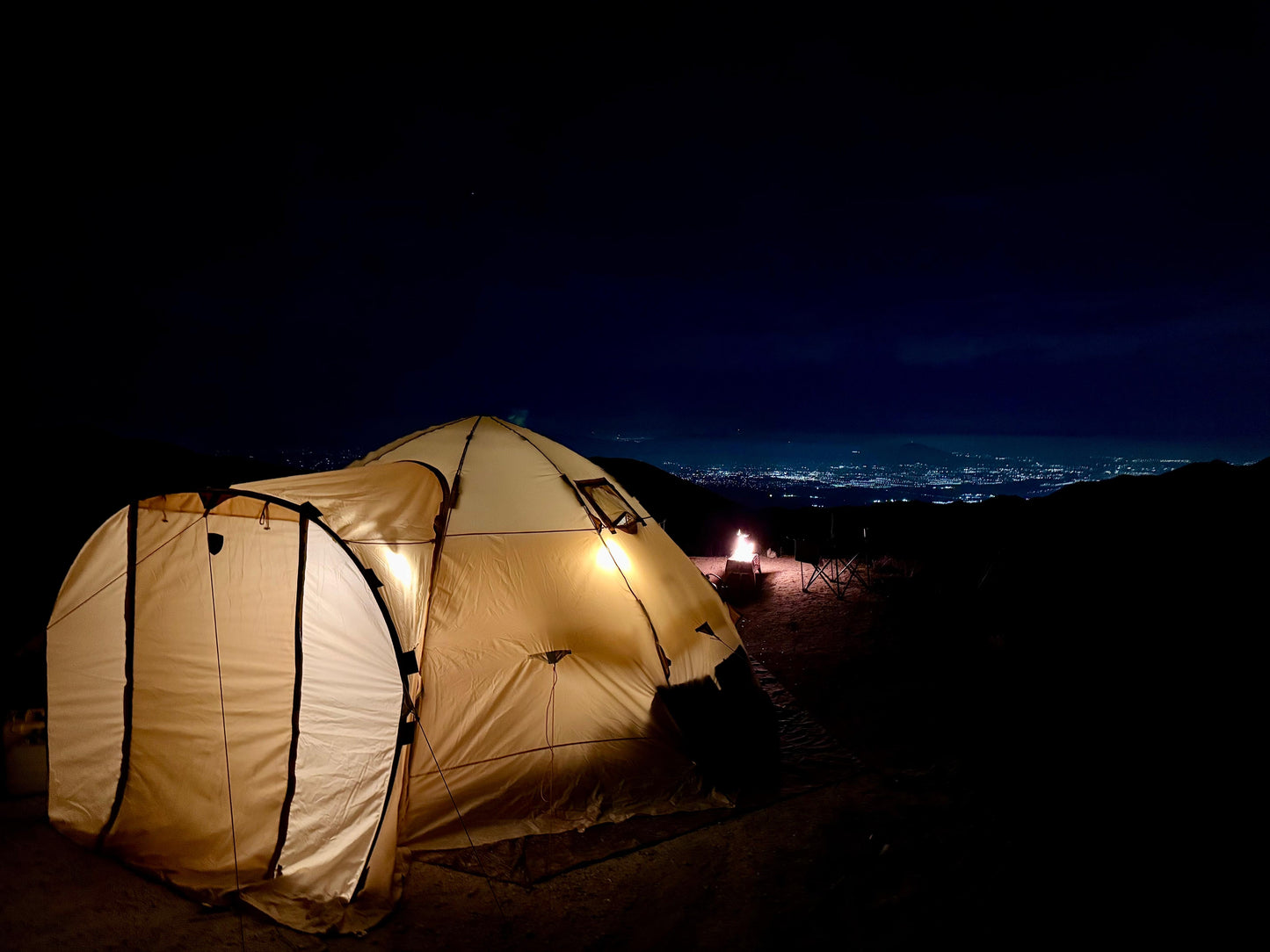 Bereg UP-5  Hot Tent + mini vestibule connector