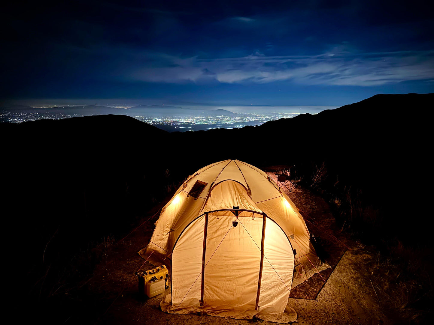 Bereg UP-5  Hot Tent + mini vestibule connector