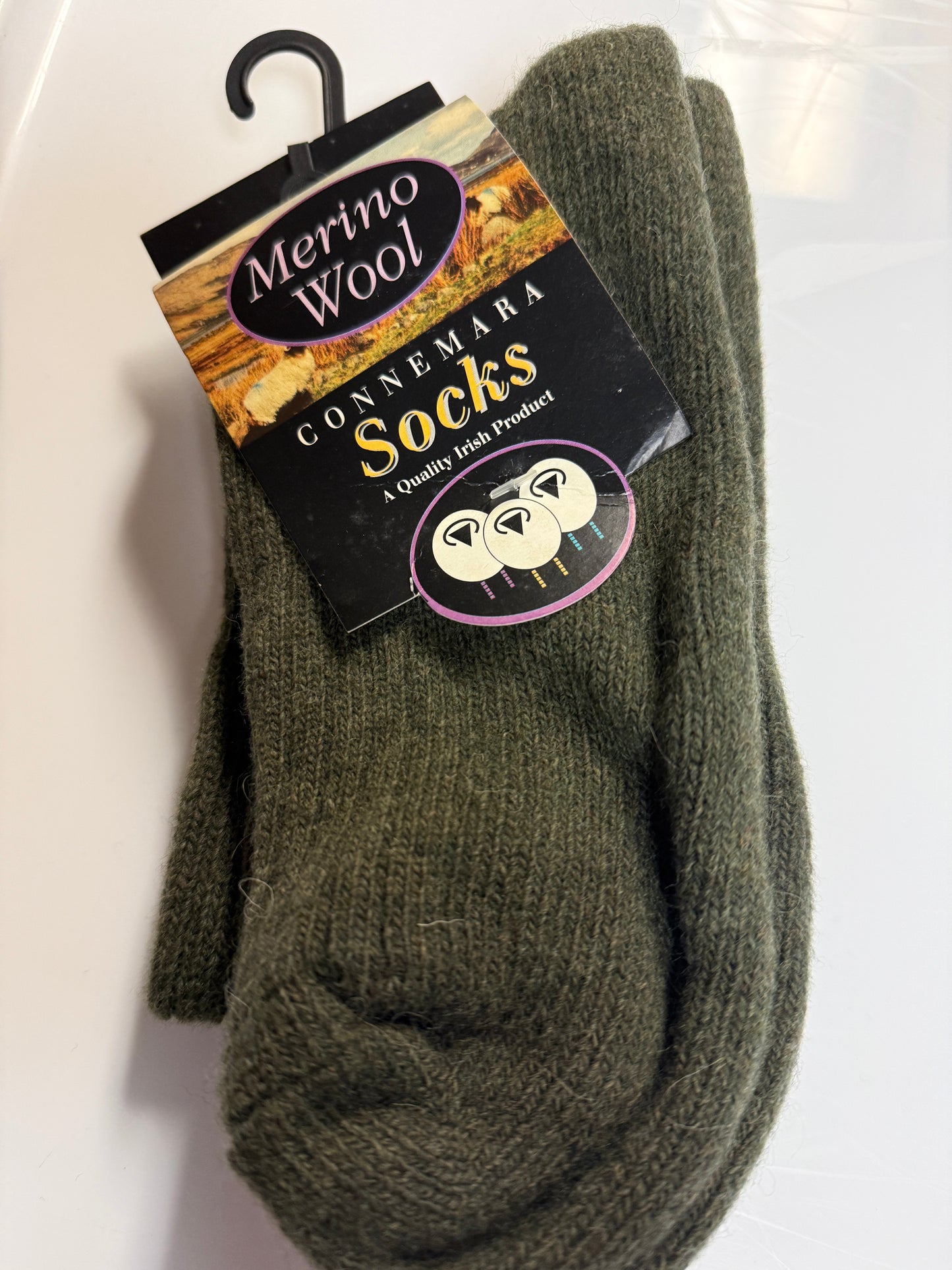 Connemara Merino Wool Socks - High Calf Length