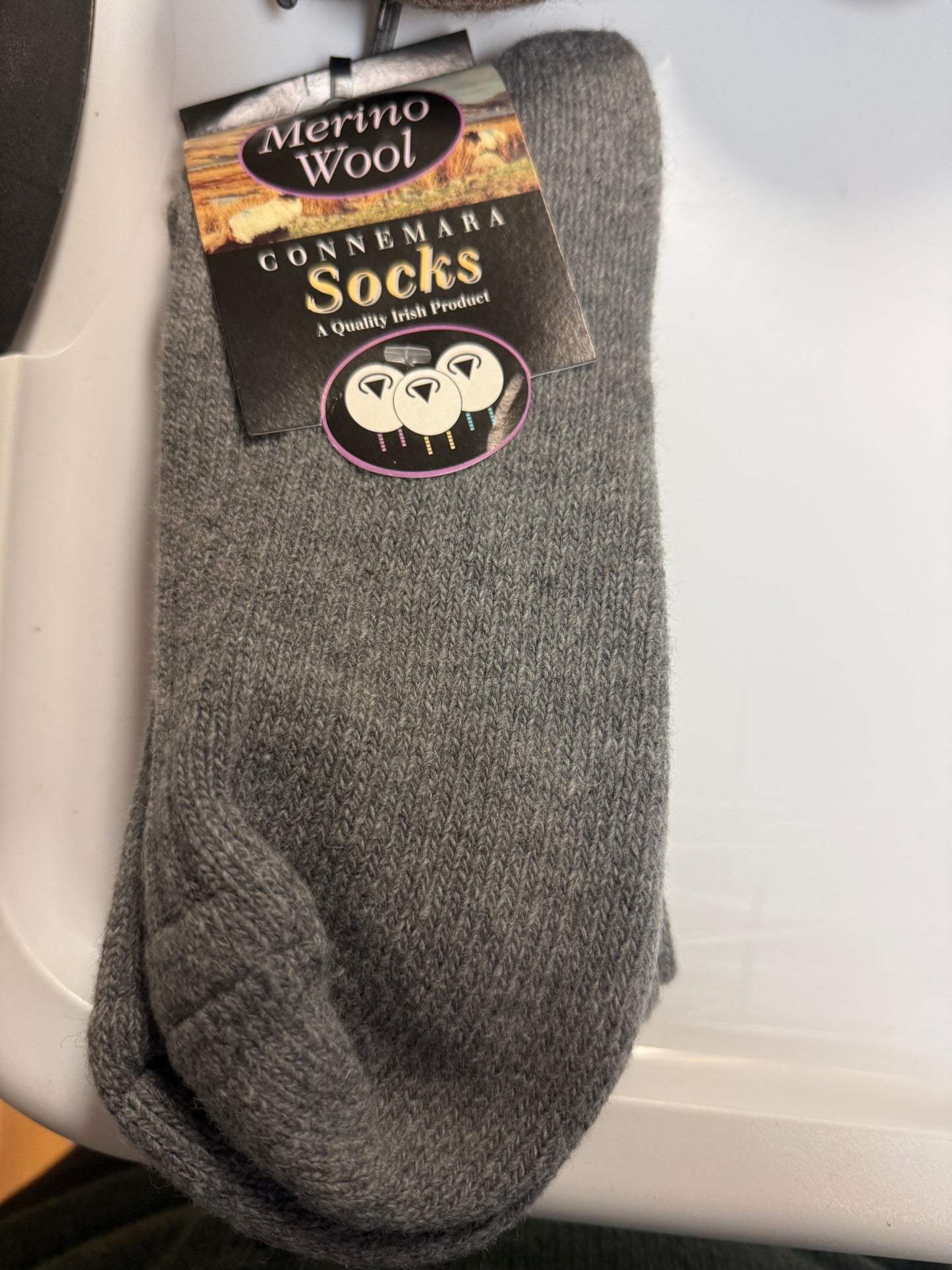 Connemara Merino Wool Socks - High Calf Length