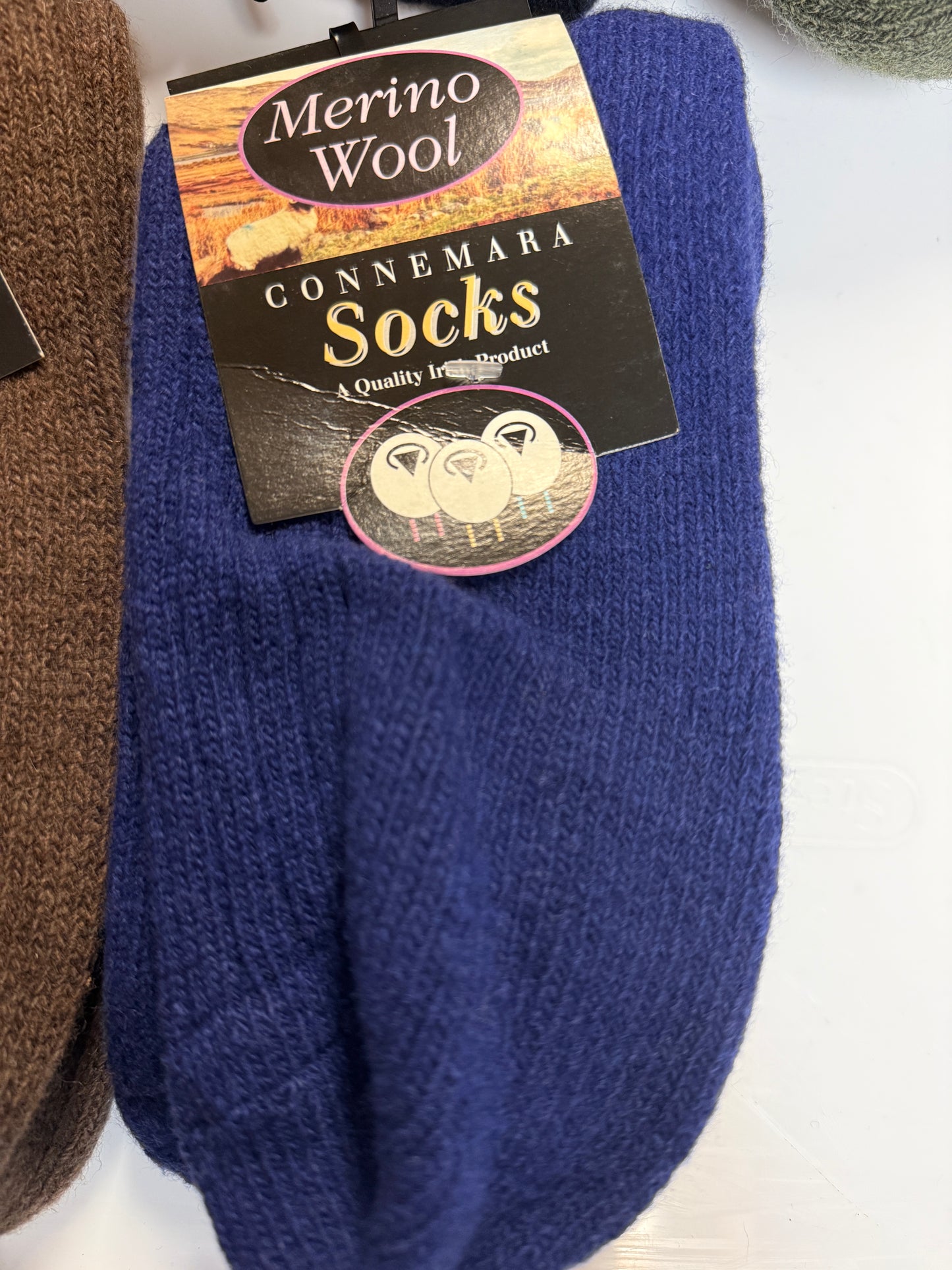 Connemara Merino Wool Socks - High Calf Length