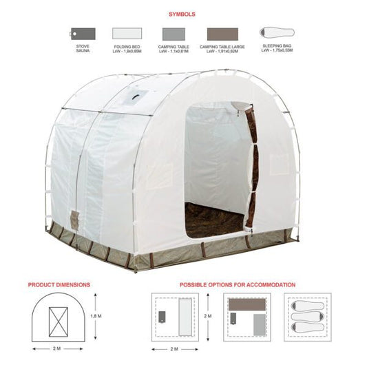 Bereg Inner Layer for UP Hot Tent Vestibules