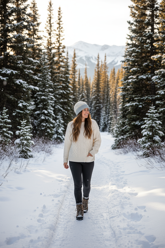 Merino Wool Beanie Lifestyle Image
