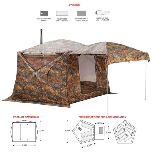 Bereg - Pentagon  Hot Tent