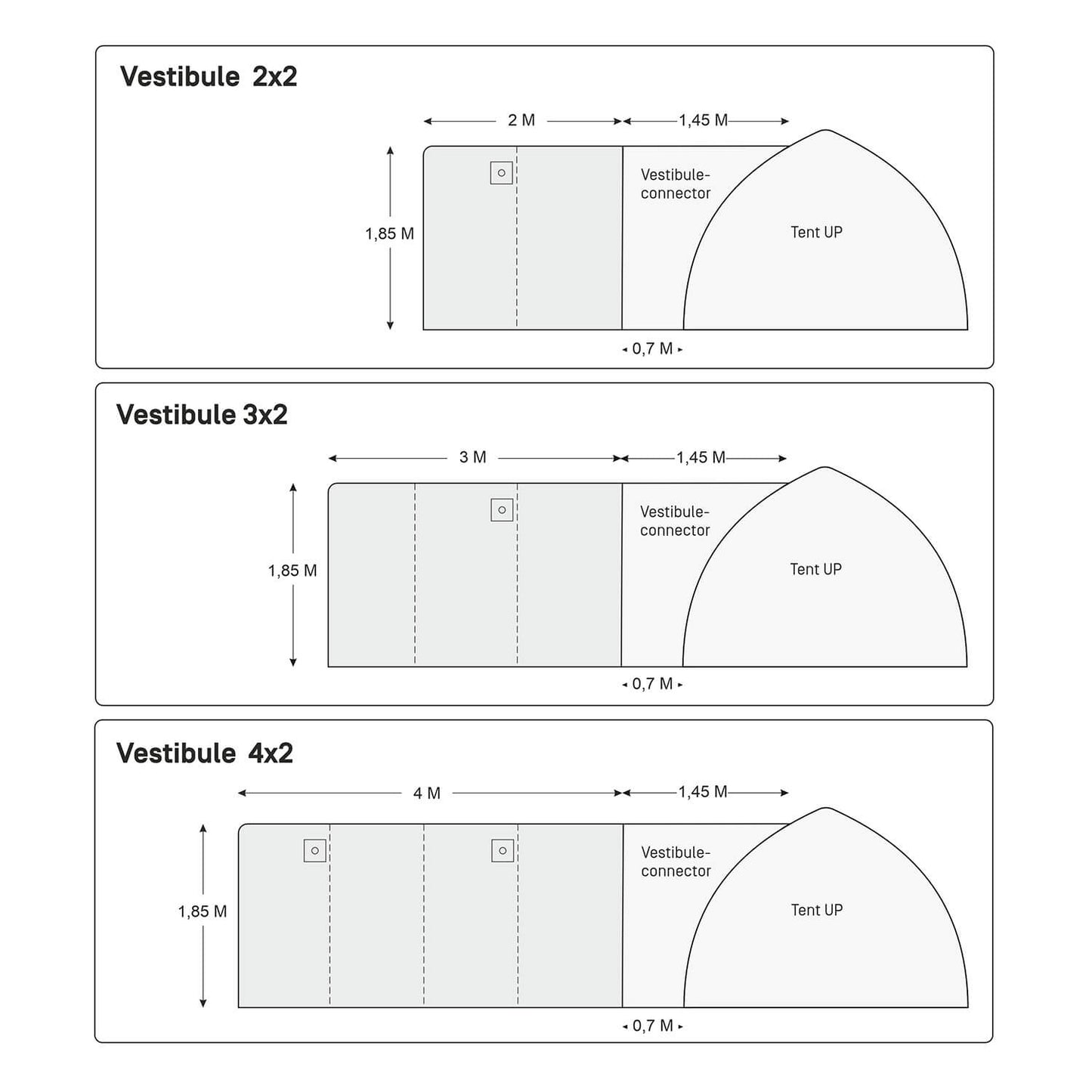 Bereg Main Vestibules for UP Hot Tents