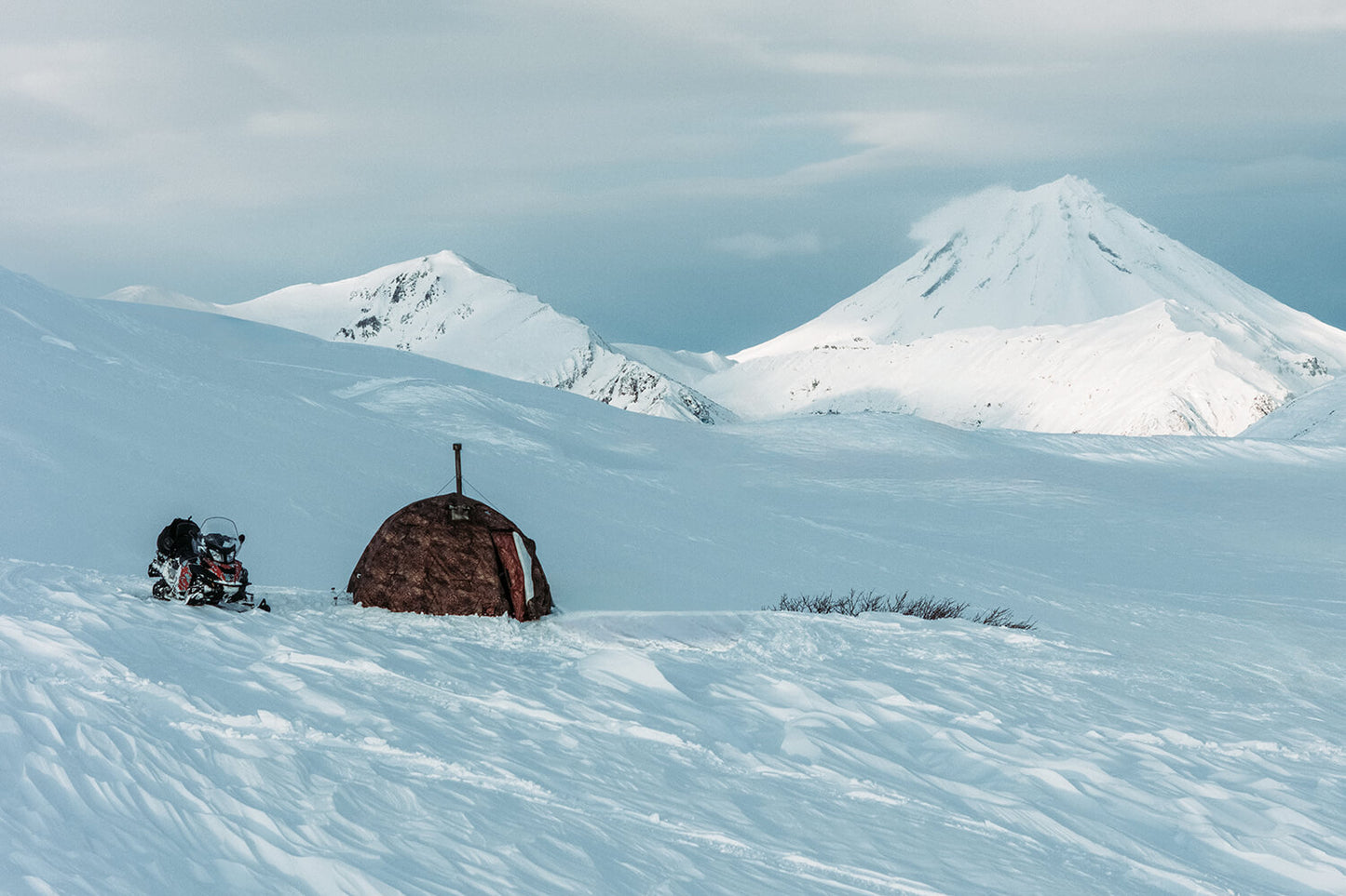 Bereg UP-2 Hot Tent + mini vestibule connector