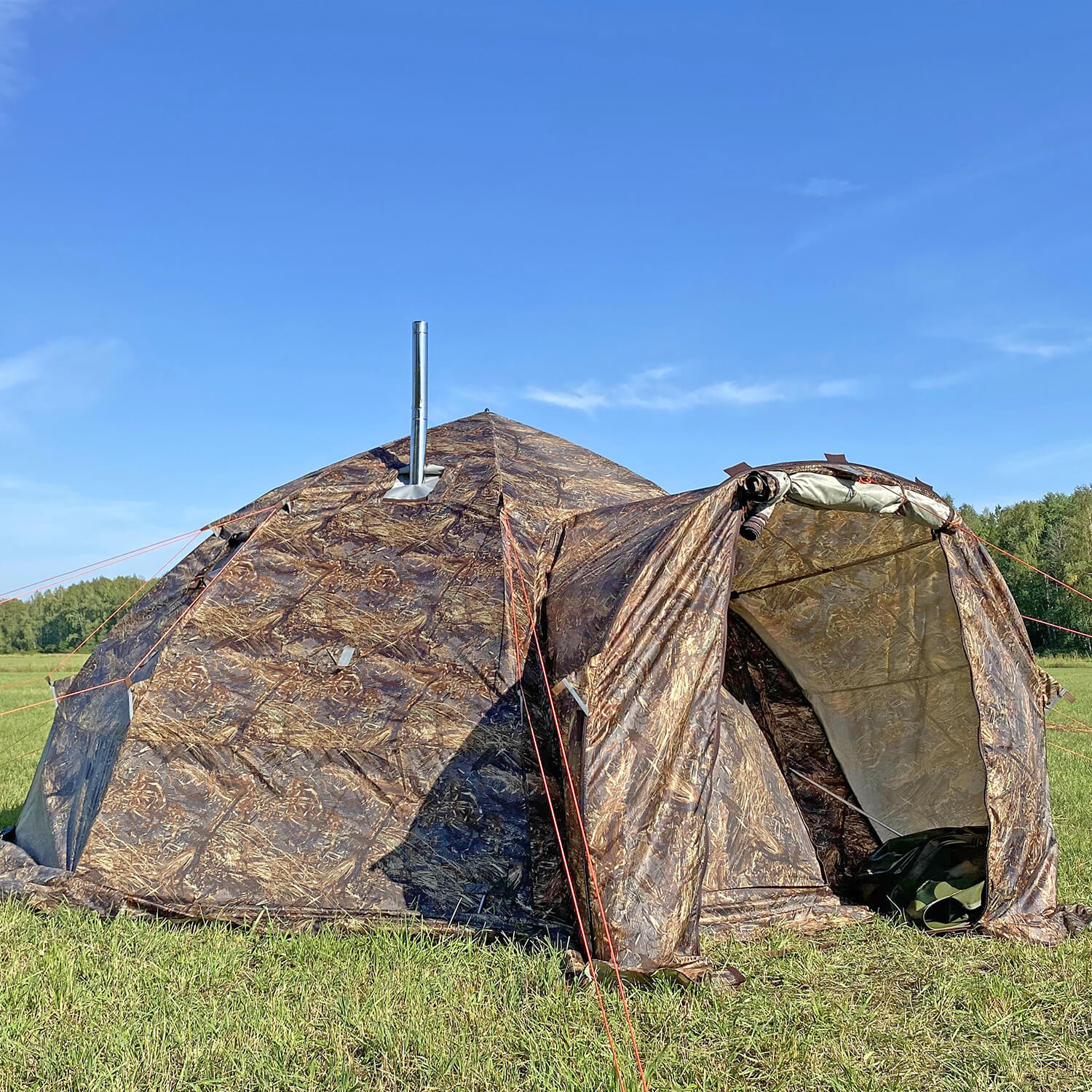bear hot tent Bereg UP-7 Hot Tent - 7-Person Winter Tent -50°C