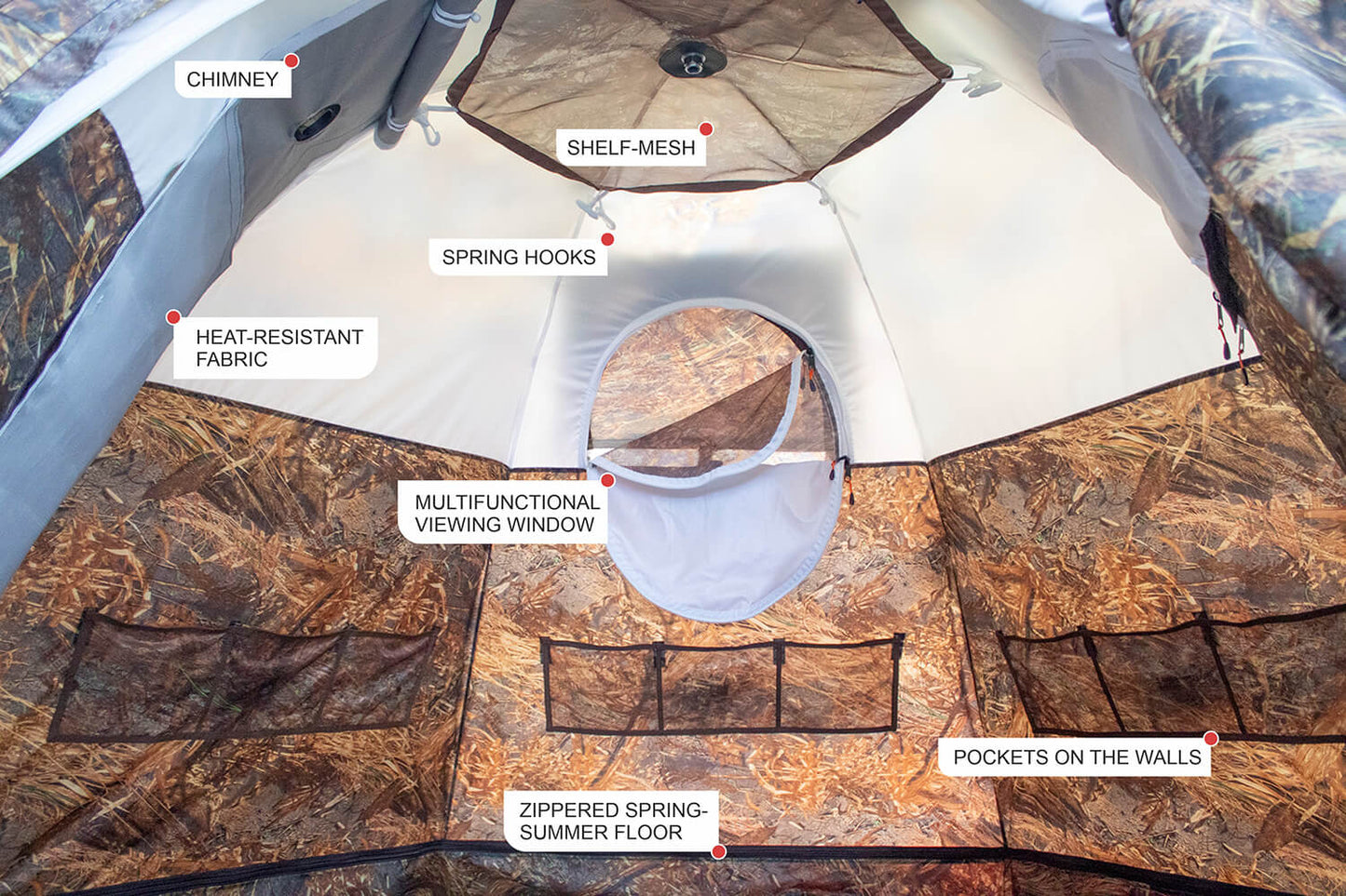 Bereg UP Summer winter  Hot Tent